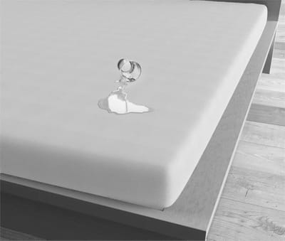 Mörgenn incontinentie hoeslaken - Matrasbeschermer voor eenpersoons matras - Anti-plas onderlegger - Waterdicht hoeslaken - Anti-bacterieel - 180x200 - 2 stuks