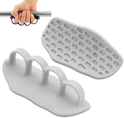 Rubberen fitnessvingerhoezen - Antislip fitnessgrepen - Deadlift palmbeschermende handschoenen - Geschikt voor gewichtheffen, dumbbells, deadlifts, halters en andere sporten - Geschikt voor zowel mannen als vrouwen