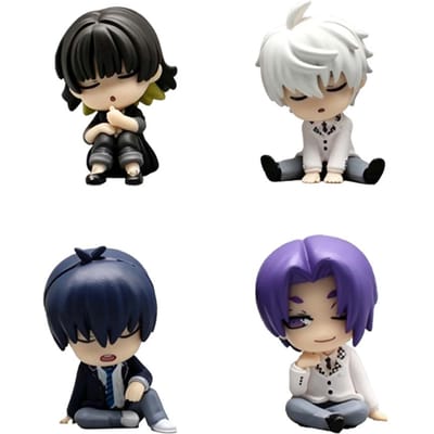 4 Stuks Set Blue Lock Anime Figuren Pop Isagi Yoichi Nagi Seishiro Bachira Meguru Mikage Reo Actiefiguur Model Speelgoed Voor Kinderen