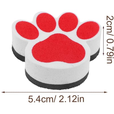 10 stuks Cartoon Hond Pootafdrukken Magnetisch Magnetisch Whiteboard Voor WhiteBoard Uitwisbaar Magnetische Whiteboards Magnetisch EVA Herbruikbaar