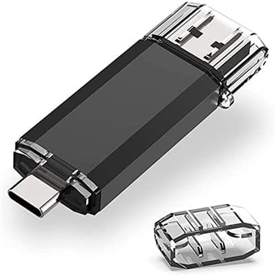 Ynkkvre -USB Stick 128 GB - USB-Sticks - USB C Stick - USB C en USB A - Geschikt voor laptops, smartphones en tablets