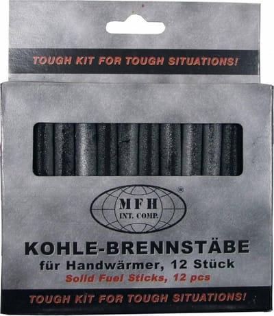 Koolstaven voor handwarmer - 5 pakjes à 12 stuks