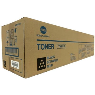 Konica Minolta TN411K (A070151) toner cartridge zwart (origineel)
