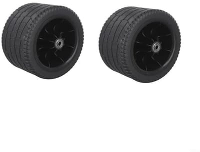 Reservewiel 7 inch voor opvouwbare tuinwagentjes - 360° draaibaar en hoog belastbaar