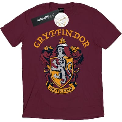 Harry Potter Jongens T-shirt Gryffindor Crest (Bourgondië)