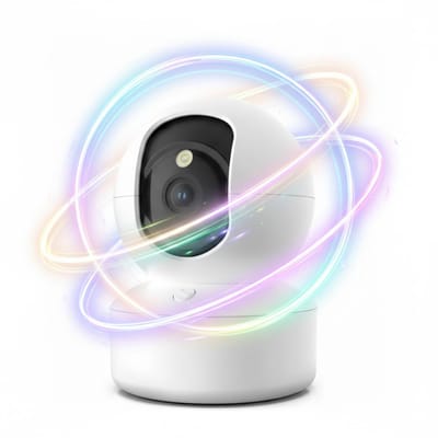 NBAP® Hondencamera - Huisdiercamera - Babyfoon met Camera en App - Baby Monitor - Full HD - Wit