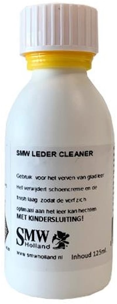 Leder Cleaner (voorbehandeling voor leren schoenen vóór het verven)