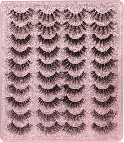 3D Nep Wimper Extensies Set Natuurlijke Look - 20 Paar in 5 Gemengde Stijlen