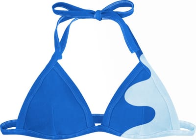 SEA'SONS - Bikini Top Dames - Kleurveranderend - Oceaan-Blauw - Maat XL