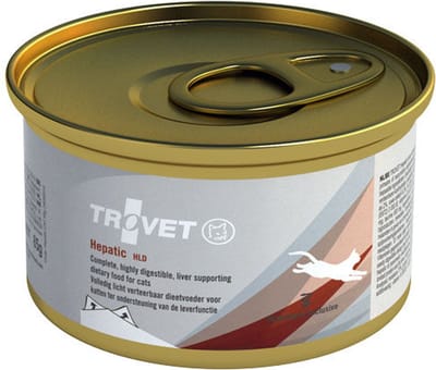 Trovet Hepatic HLD Serie - Natvoer voor Katten - Kurkuma - 24x100g