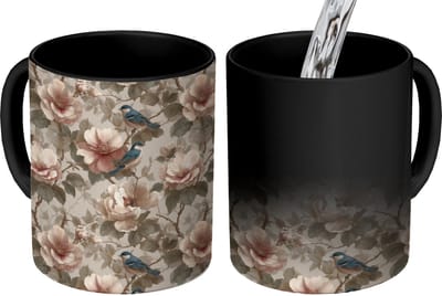 Magische Mok - Foto op Warmte Mokken - Koffiemok - Klassiek - Vogels - Kleurrijk - Magic Mok - Beker - 350 ML - Theemok