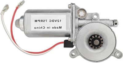 Luifel Motor - Universele Vervanging - Camper Luifel Bediening - Eenvoudige Installatie - 12 Volt 75 RPM - Zilver