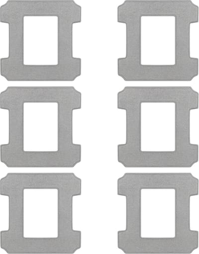 Veeg voor Ecovacs Winbot W1 / W1 Pro / W2 / W2 Pro / W2 Omni [set 6] Herbruikbare wasbare dweil