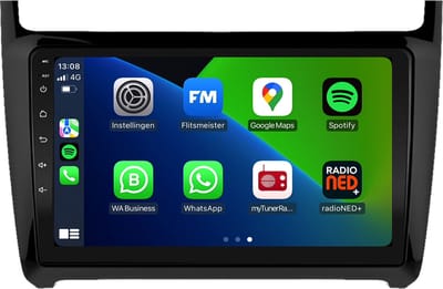 Carplay autoradio voor Volkswagen Polo | 2009 t/m 2017 | Android 13 | Draadloos Apple Carplay & Android Auto | 2GB + 32GB | 8-Core processor | Davilon | 2025 model | 2009 2010 2011 2012 2013 2014 2015 2016 2017 | Bluetooth & Wifi