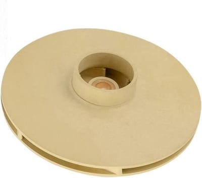 Waterpomp Waaier - Impeller Pomp - Watercirculatie Onderdelen - Kunststof PPO Constructie - 125 x 10 mm - Beige