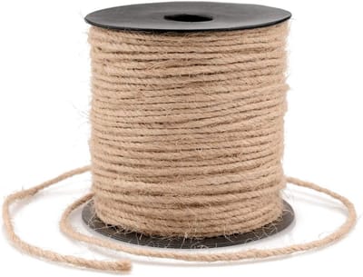 100m jute tuinkoord 3mm voor verpakking, bloemen en tuinprojecten - duurzaam en sterk