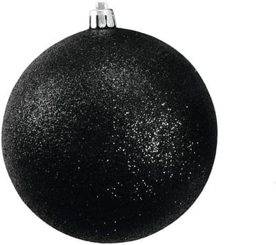 Decoratieve Bol - Tuindecoratie Bal - Tuin Aankleden - Krasbestendig Materiaal - 10 cm Diameter - Zwart