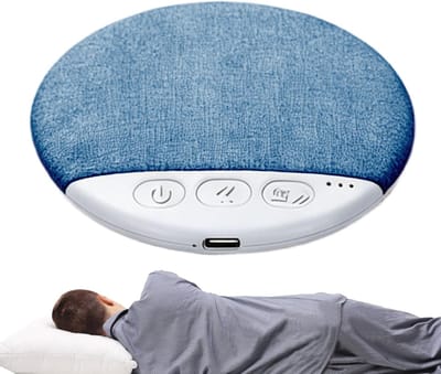 Kussen Luidspreker - Slaap Audio - Ontspannen Slapen - Witte Ruis Functie - 96 x 96 x 11 cm - Zwart