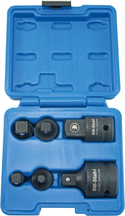 SW-Stahl slagadapterset, chroom-molybdeen, 07930L