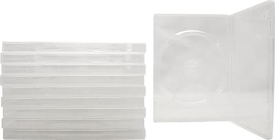 25 x Clear DVD Jewel Case with Foil - Network Trading