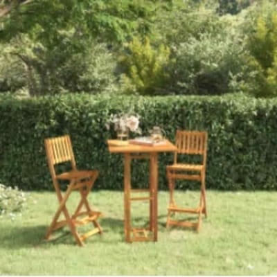 vidaXL - Bistrotafel - 75x75x110 - cm - massief - acaciahout