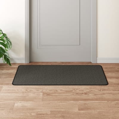 vidaXL - Tapijtloper - 50x100 - cm - sisal-look - antracietkleurig