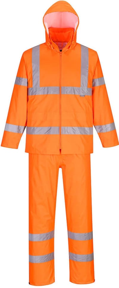 Portwest H448 - Hi-Vis Regenpak - Oranje - Large