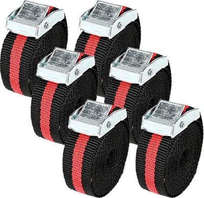 Benson Spanbanden - 6x - 2,5 meter - voor dekzeilen/aanhanger/transport bus - spanband