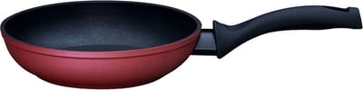 Koekenpan - Antiaanbakpan - Lekker Koken - Diamond Coating - 20 cm - Rood