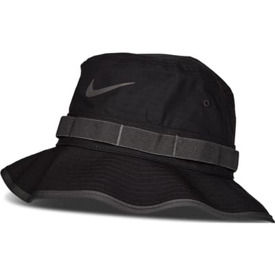 Nike Apex Bucket Petten Unisex - Zwart - Maat 34 - 38 - Katoen