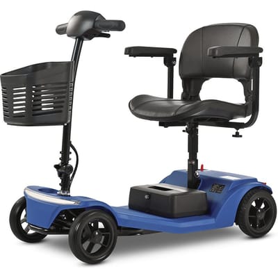 Elektrische Scooters Sweetrich S2 250W Motor Topsnelheid 6Km/h Geschikt Voor Senioren/Gehandicapten 24V 12AH Max Bereik 15Km Belasting 136Kg 24V 12AH blauw