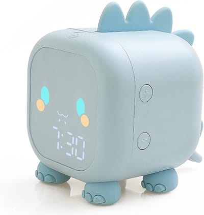Slaaptrainer - Kinderen - Kinderwekker - Nachtlampje Kinderen - Blauwe dino