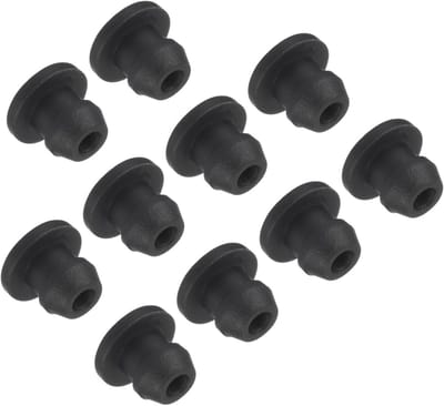 Siliconen Snap Closure Rubberen Seal voor Keuken, Waterdichte Afsluiting, Ronde Borden, 5.5 mm Diameter, Set van 10, Duurzaam en Flexibel