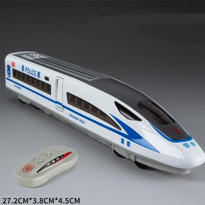 1:Modèle Réduit de Voiture de Train à Grande Vitesse Fuxing Échelle 1:60 Son Lumière Télécommande Électrique Simulation Modèles de Train Ornements Cadeaux