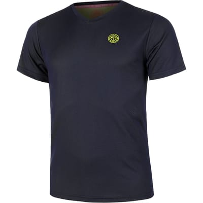 BIDI BADU Crew Inside Out V-Neck T-shirt Jongens-Donkerblauw,Limoen