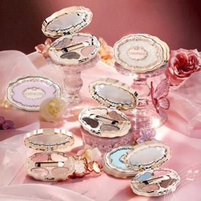 CHEERFLOR - Dream Music Box Series 4-Color Eyeshadow Palette - 4 Types CFR311 Misty Cherry Blossom Ballad - 3.8g