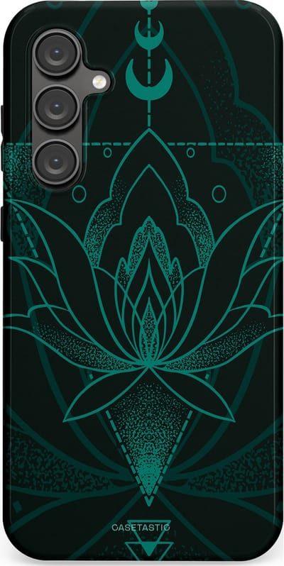 Casetastic Hoesje Geschikt voor Samsung S23 FE - Stijlvolle Beschermende Duo-layer Case - Lotus Zen