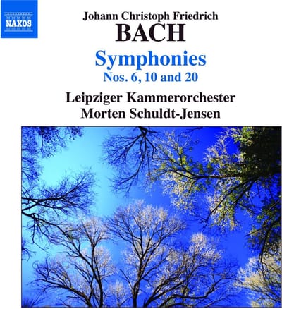 Leipzig Chamber Orchestra, Morten Schuldt-Jensen - J.C.F. Bach: Symphonies Hw1, Nos. 6, 10 & 20 (CD)
