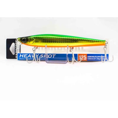 Yo Zuri Duel Hardcore Heavy Shot 125 Zinkend kunstaas F1210-HGGR (0125) blue