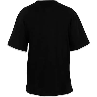 Urban Classics - Contrast Tall Heren T-shirt - XL - Zwart/Wit