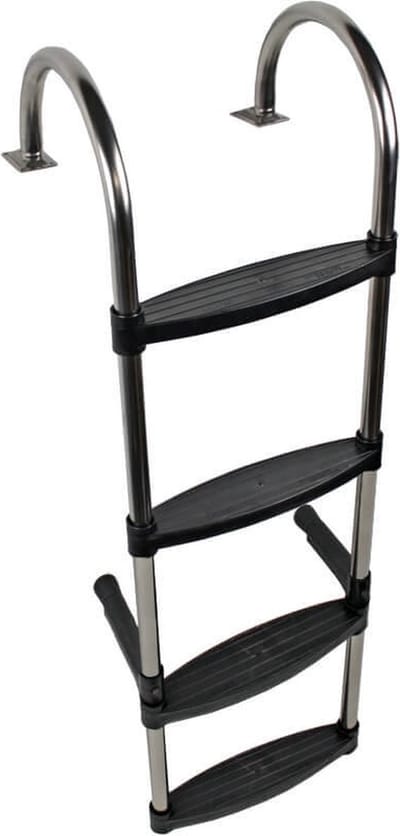 BREG - Zwemtrap - 4 treden - RVS - Bootladder - Steigertrap - Boot trap