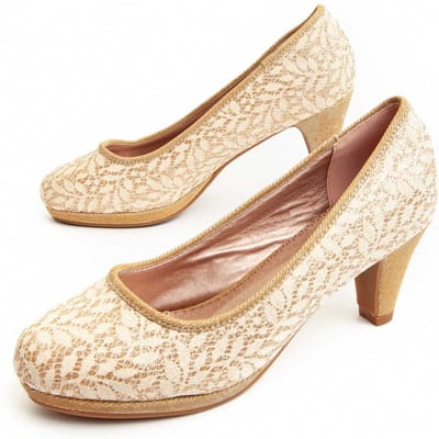 Chaussure à Talon Pour Femme.  Montevita  Unne51  92340 36 beige
