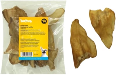 Boomy - Buffeloren hond – Hondensnoepjes – Kauwsnack hond – Natuurlijke hondensnack - 10 stuks