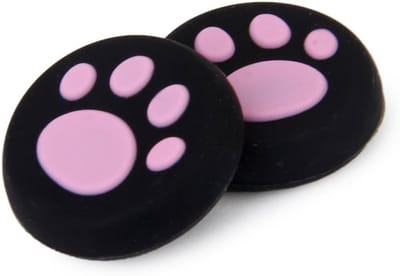 2x Thumb grips - Dierenpootjes - Controller grips - Gamen - Thumbstick grips - Joystick caps - Controller accessoires - Gaming grips - Anti slip thumb grips - 1 paar - Jonyx