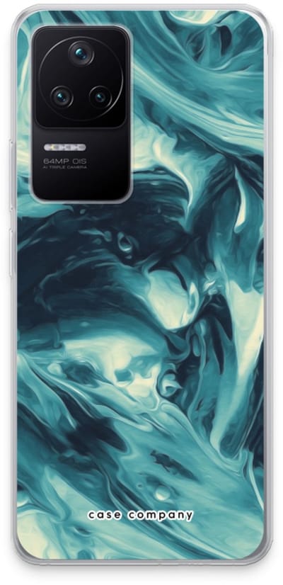 Case Company® - Hoesje geschikt voor Xiaomi Poco F4 hoesje - Dreaming About Whales - Soft Cover Telefoonhoesje - Bescherming aan alle Kanten en Schermrand
