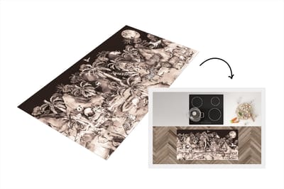 Keukenloper - Loper keuken - Jungle Decoratie - Kinderen - Dieren - 120x60 cm - Keukenloper vinyl