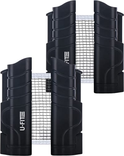 U Fit One Uitrekbaar Tafeltennis Net - 175 CM - Uitschuifbaar Tafeltennisnet - Ping Pong - Voor Binnen en Buiten Tafels - 2 Stuks