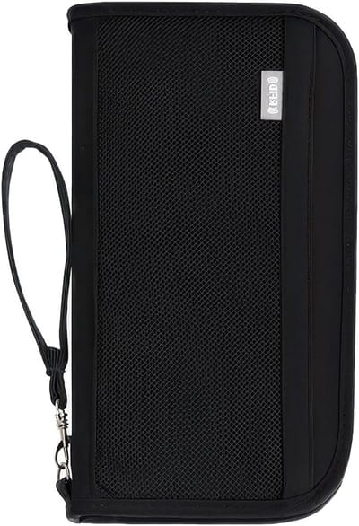 Passport Bag - RFID Blocking - Reisdocumenten Organiser - Familie Passport Case - Waterdichte ID Kaart Tas voor Creditcards - Vliegtickets - Geld - Munten