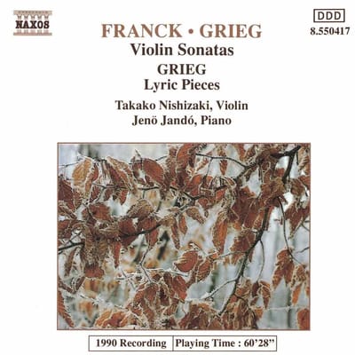 Takako Nishizaki & Jeno Jandó - Franck: Violin Sonatas (CD)