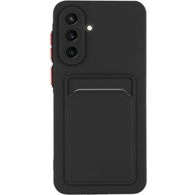 CaseBody Samsung Galaxy A56 Telefoonhoesje met Kaarthouder Zwart